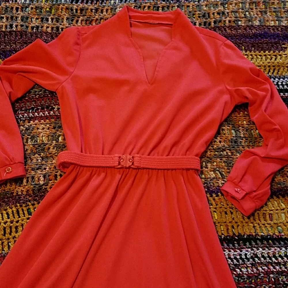 Vintage longsleeved dress